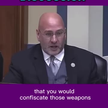 Rep Asks "Law Enforcement" If They Will Unconstitutionally Confiscate Guns