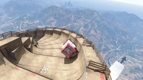 SPIRAL Skate Loop MEGA RAMP - GTA 5