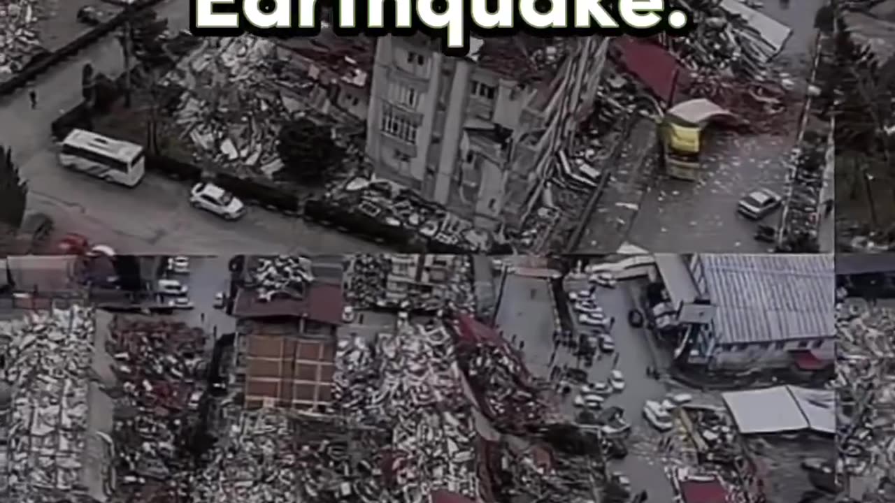 Turkey before and after earthquake