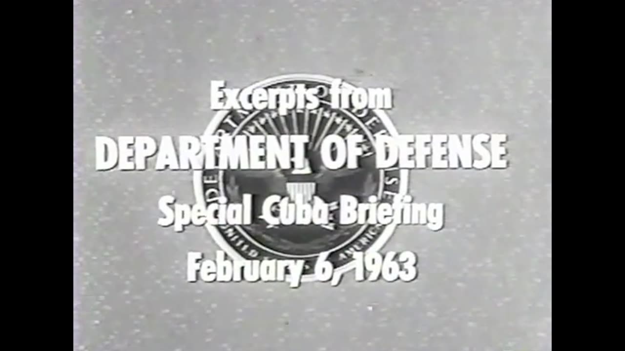 Feb. 6, 1963 - Robert S. McNamara Program on Soviet Weapons in Cuba