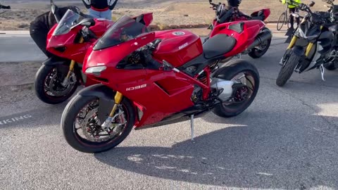 Ducatis at Red Rock Canyon Las Vegas