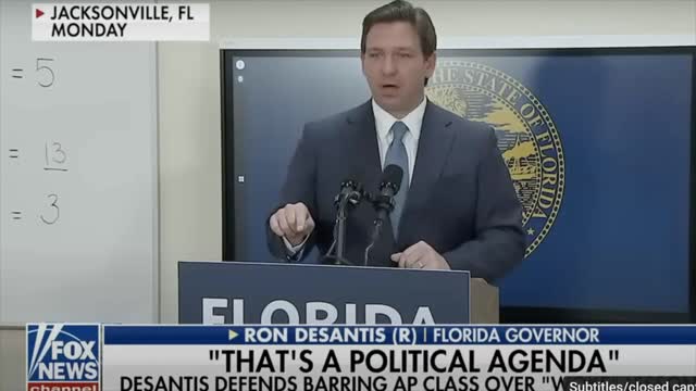 Ron Desantis CANCELLED "African-American" studies in Florida