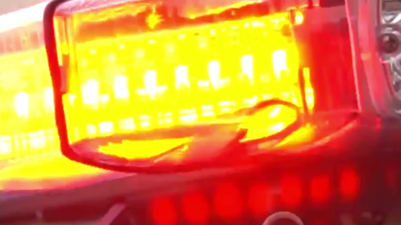 Orange Police Lights