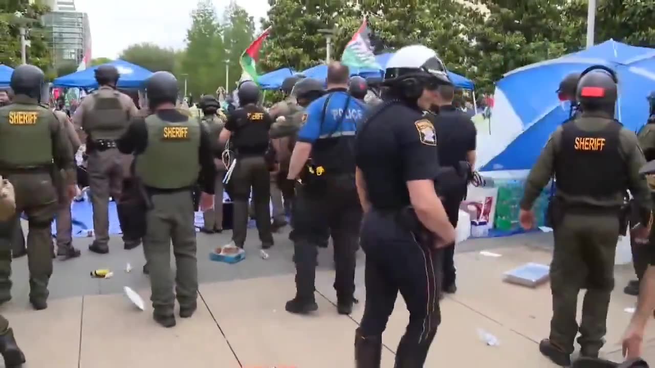 BREAKING: PROTEST ENCAMPMENT SHUTDOWN AT UNIVERSITY OF TEXAS- DALLAS