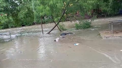 Inundación en Bomba del Amparo