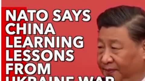BREAKING!! Secretary general of NATO Stoltenberg threatening China