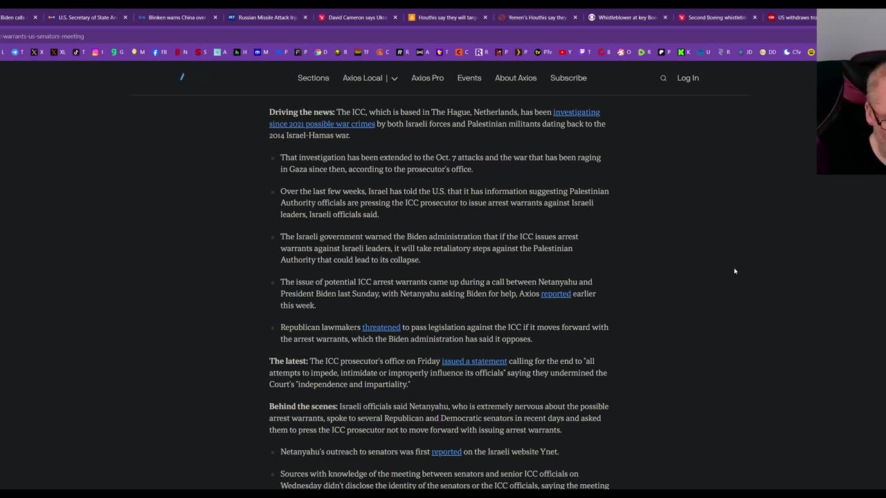 Israel is worried about the ICC arrest warrant