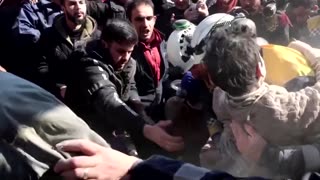 Child rescued after two days under quake rubble