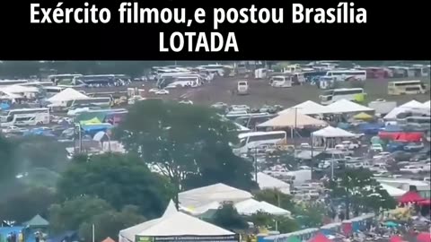 O próprio QG filmou Brasília lotada de manifestantes contra as fraudes