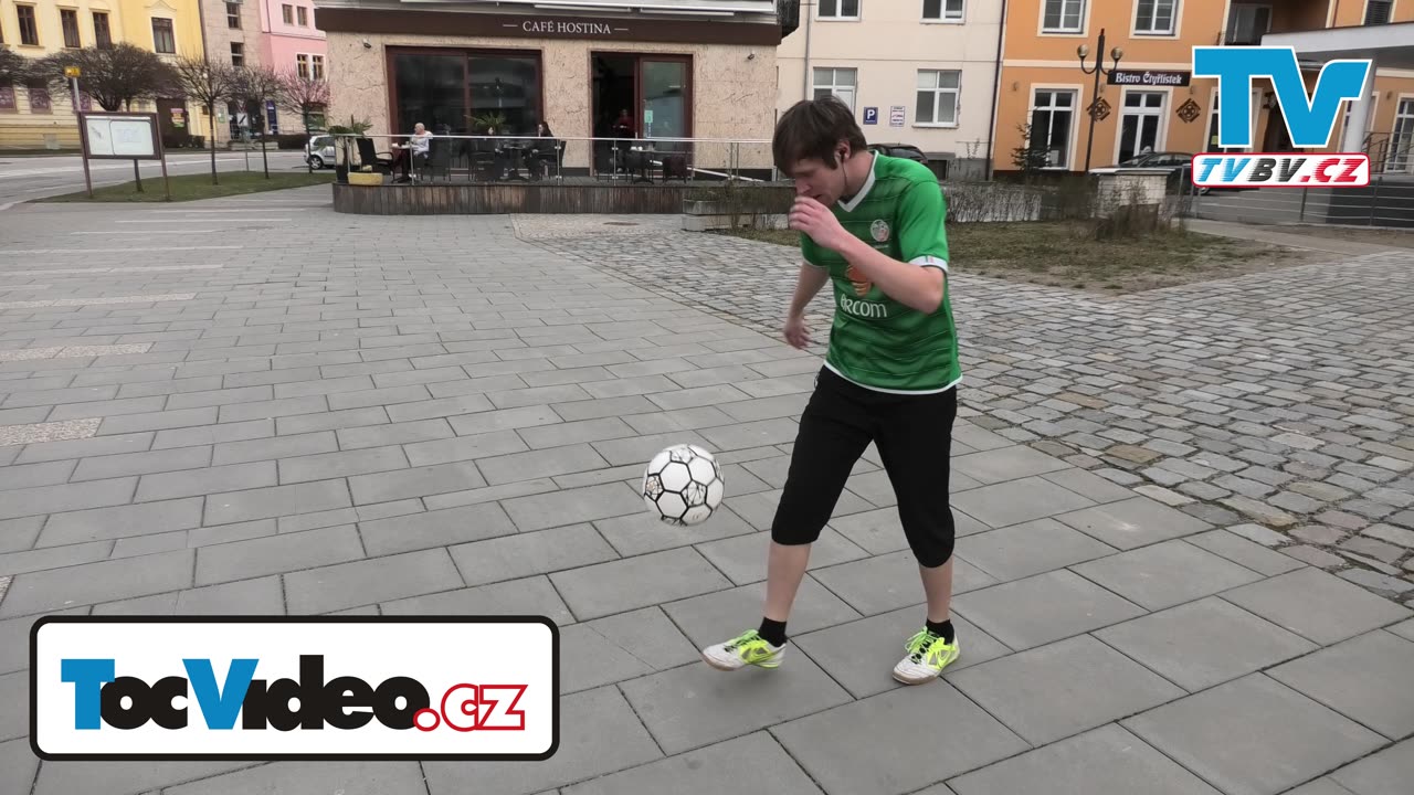 Kontrola míče - freestyle fotbal - Břeclav