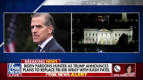 🚨 BREAKING NEWS BIDEN PARDONS HUNTER AS TRUMP ANNOUNCES PLANS TO REPLACE FBI DIR WRAY