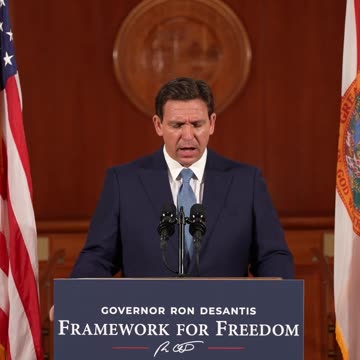 Florida Governor Ron DeSantis unveiled his ‘Freedom Budget’