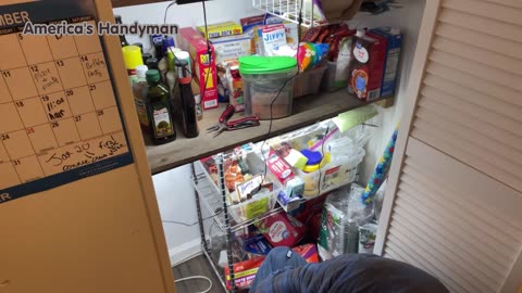 Pantry Cabinet Light Installation, Watch as America's Handyman