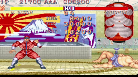 M. Bison vs E. Honda