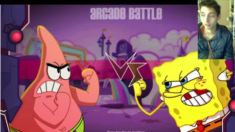 Nickelodeon Super Brawl Showdown! Battle #27 - SpongeBob SquarePants VS Patrick Star