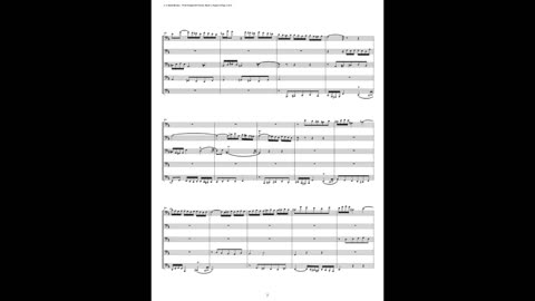 J.S. Bach - Well-Tempered Clavier: Part 1 - Fugue 06 (Euphonium-Tuba Quintet)