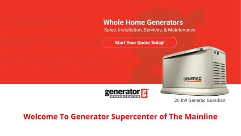 Generator Supercenter of The Mainline : Home Generator Service in King of Prussia