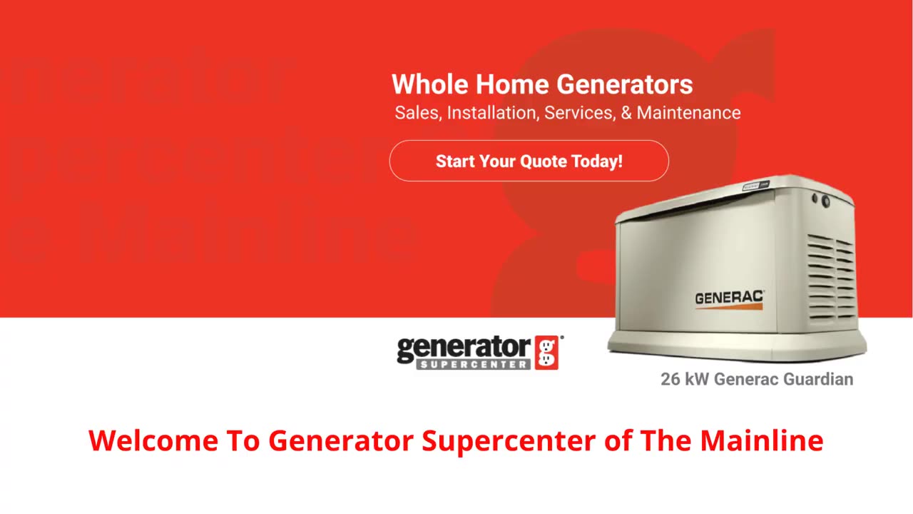 Generator Supercenter of The Mainline : Home Generator Service in King of Prussia