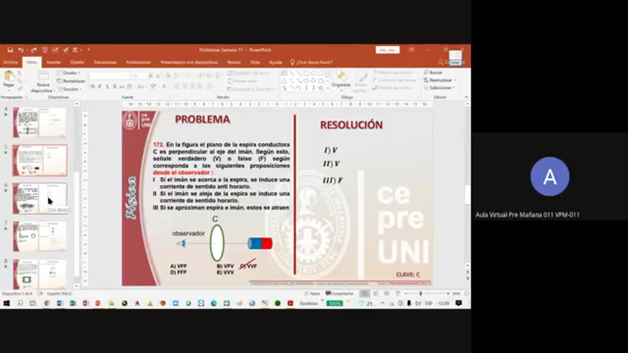 CEPRE UNI 2021 - 2 | SEMANA 17 | FÍSICA S01