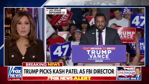 BREAKING: Trump nominates Kash Patel as FBI director