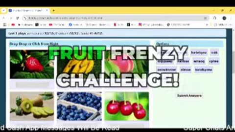 Word Puzzle Battle: Fruit Category 🎮 #shorts #wordgames