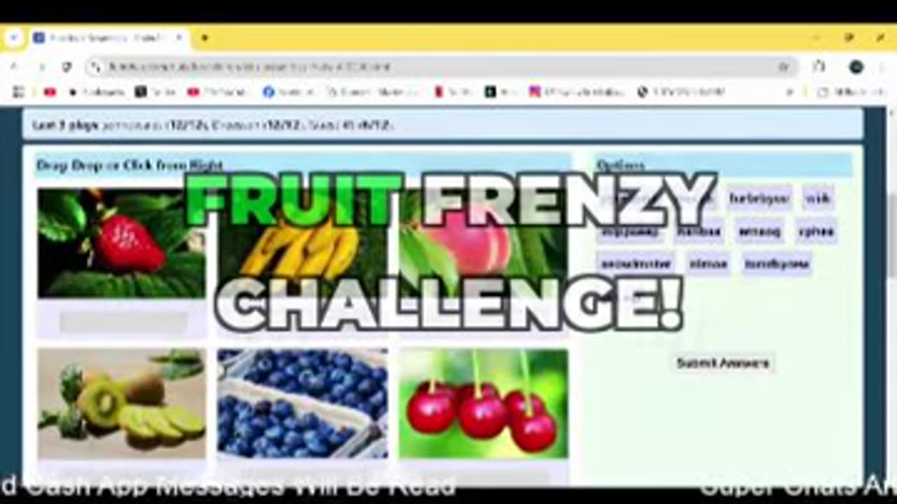 Word Puzzle Battle: Fruit Category 🎮 #shorts #wordgames