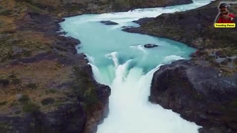 Salto Grande Waterfall in Torres Del Paine Park, Chile