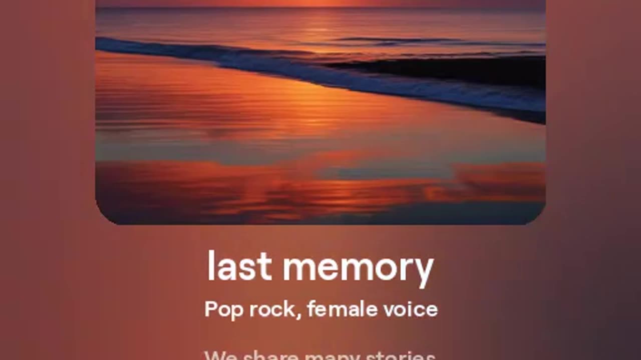 Last memories ..of ai music #AI musician