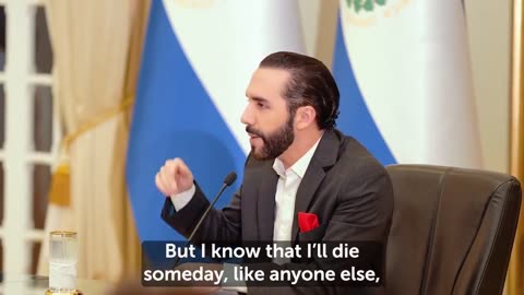 The President of El Salvador, Nayib Bukele