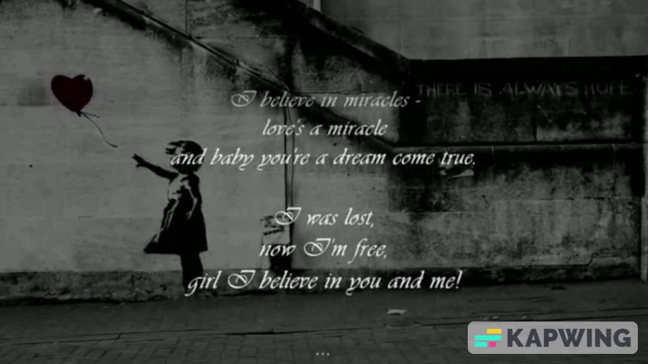 I Believe In You And Me (karaoke) by Theresa Graf