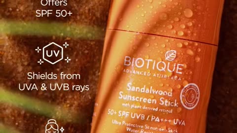 Biotique SPF 50 Sunscreen Stick - Easy & Natural Sun Defense