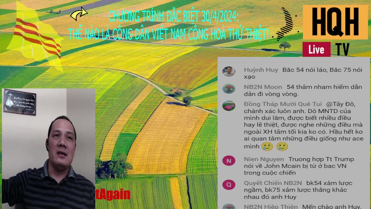 Talkshow30APR24: #NB2N(KỲ 278) - THẾ NÀO LÀ CÔNG DÂN VIỆT NAM CỘNG HOÀ THỨ THIỆT!