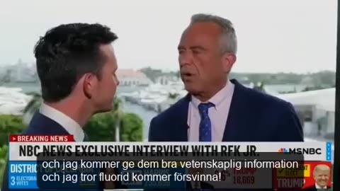 RFK jr kommer fokusera på att avlägsna fluor (svensk text)