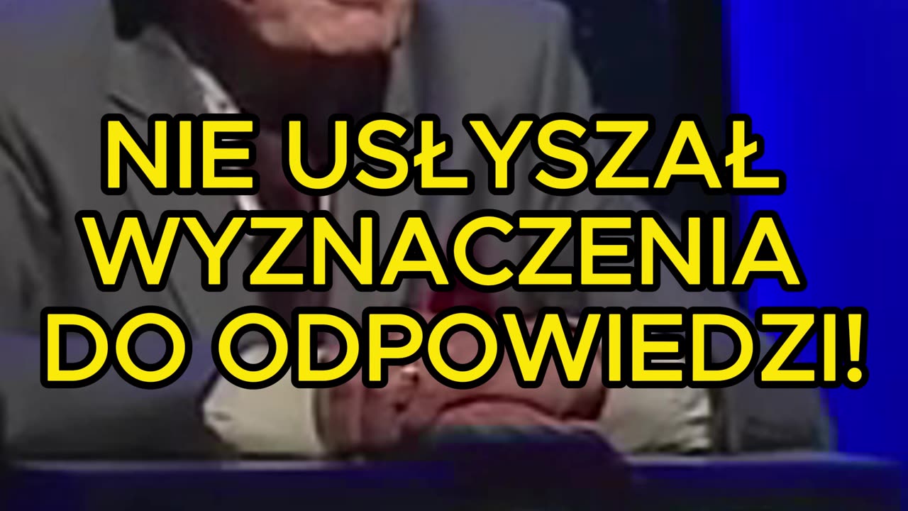 Nie usłyszał wyznaczenia do odpowiedzi ale znał odpowiedź na pytanie