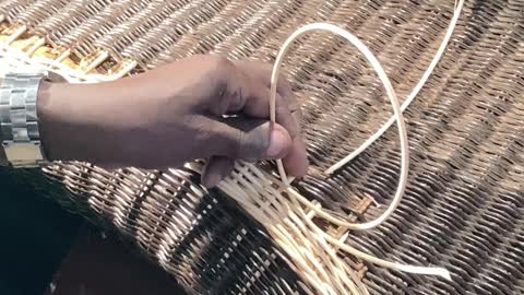 How we repair our rattan furniture