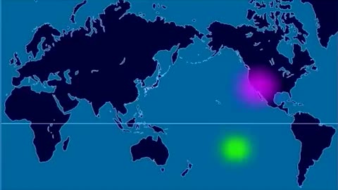 A Time Lapse of every Nuclear explosion since 1945