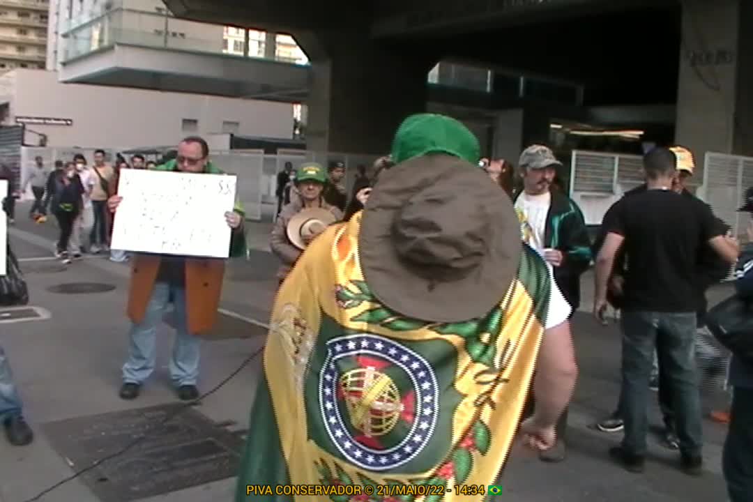 MANIFESTAÇÃO CONTRA O PASSAPORTE SANITÁRIO E A VACHINA