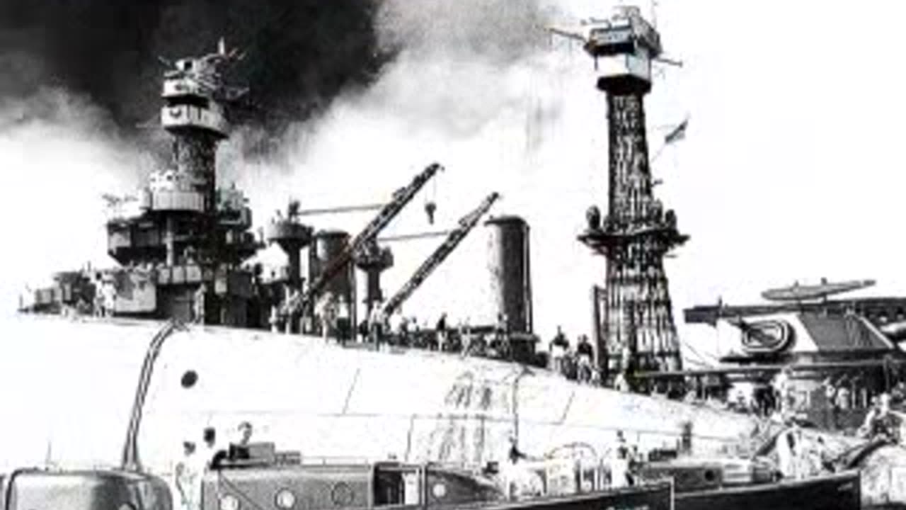 USS Oklahoma Handstamp