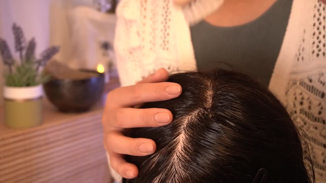 [ASMR] Scalp Massage 💆‍♀️| Relaxing Sleep Treatment | No Talking