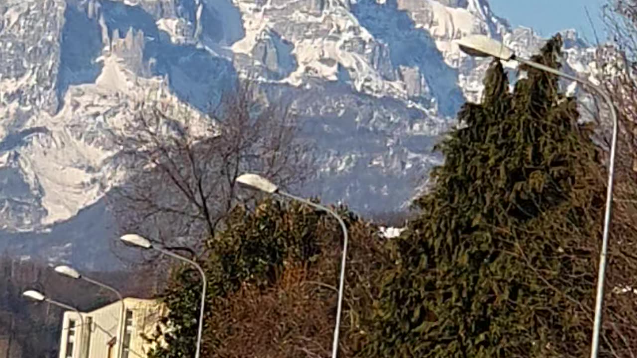 Mountain snowfall