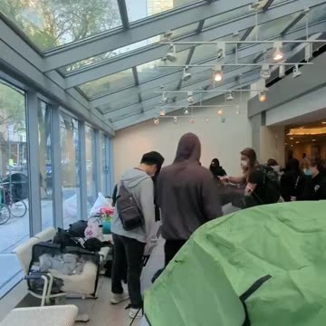 Students at Fordham University have ransacked Lincoln Center.