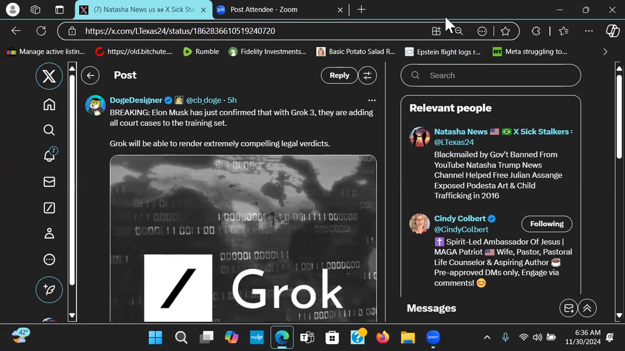 Grok3 Will Keep Track of Court Cases & Judges