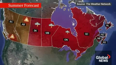 Canada summer forecast 2024- What Canadians can expect