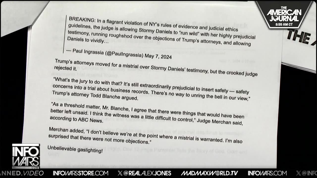 Trump Trial Collapses Into Chaos As Stormy Daniels Crumbles Under Cross-Examination