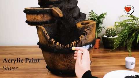 Hand crafted fountain