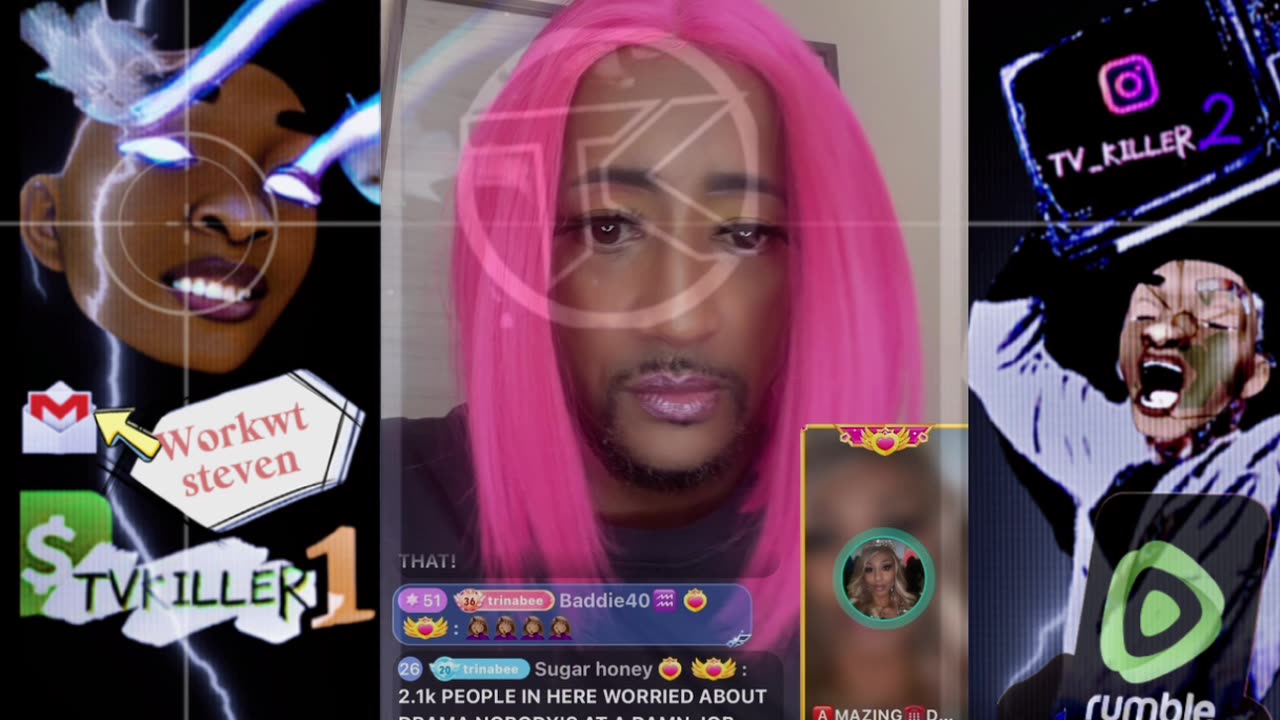 AMAZING DIVA JOINS TRINA B LIVE