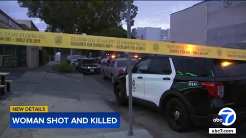 Shooter at large after woman killed in East Hollywood