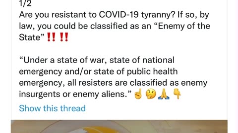 To them, we are an “Enemy of the State.”