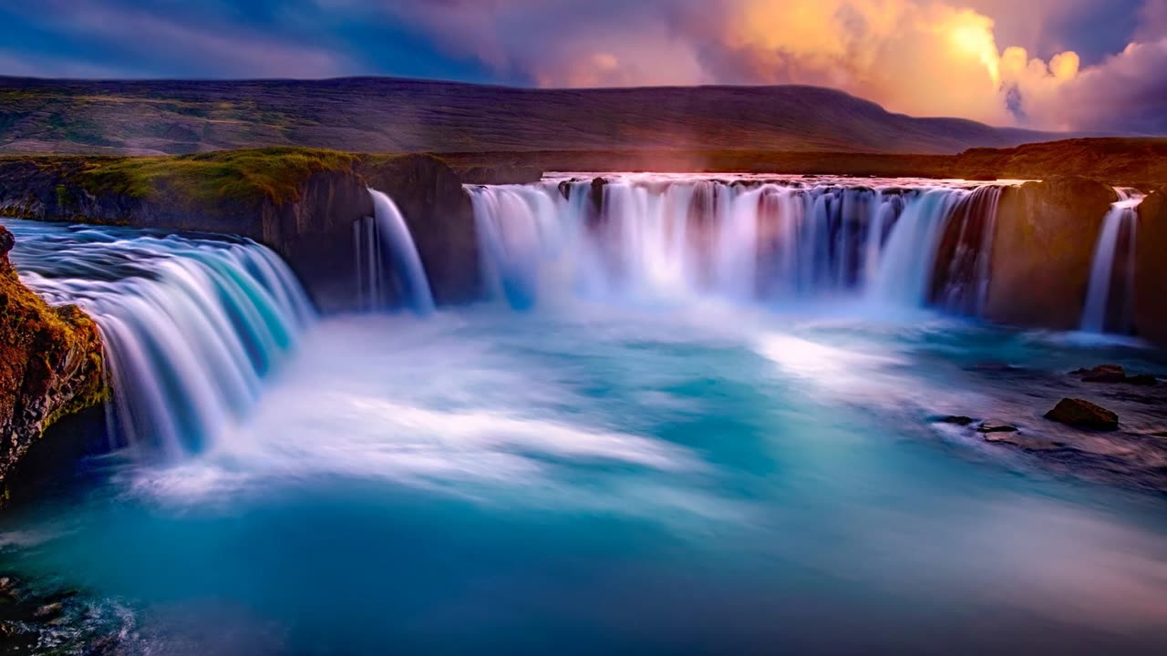 Relaxing Waterfall Music for Stress Relief Meditation Music Inspirational Music Sleep Music