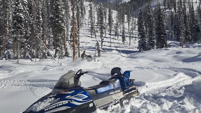 Profile Summit Snowmobile Ride Today